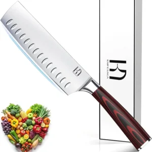 Nakiri Chef Knife Japanese Professional 7 Inch Sharp Knife