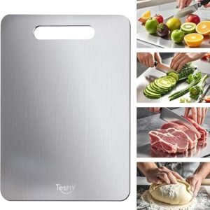 New Titanium Cutting Board - 100% Pure Titanium Cutting Board