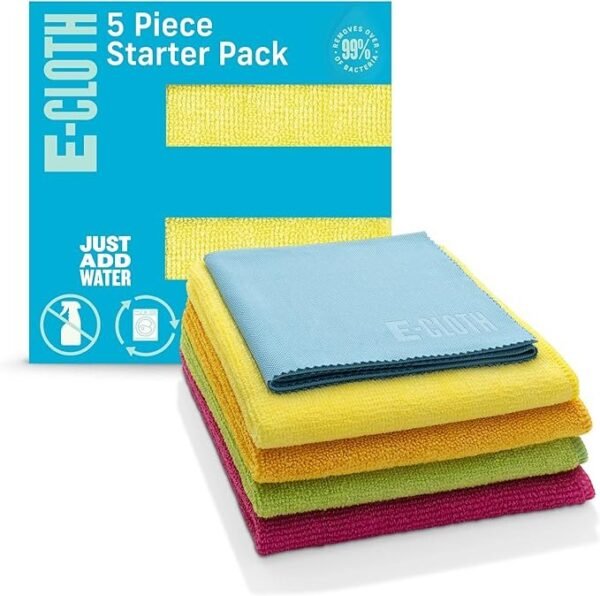 E-Cloth Starter Pack, Premium Microfiber Cleaning Cloths