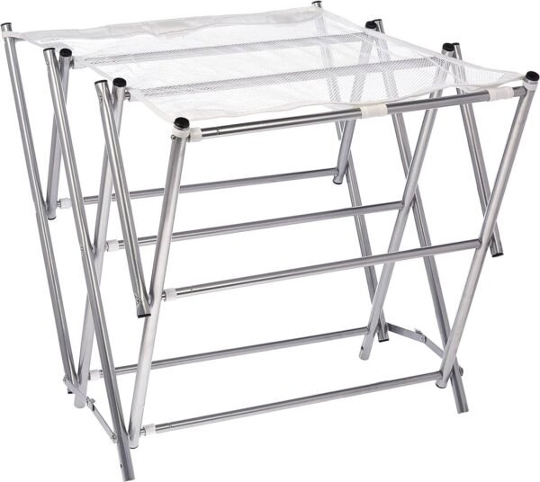 Collapsible Expandable Metal Clothes Drying Rack
